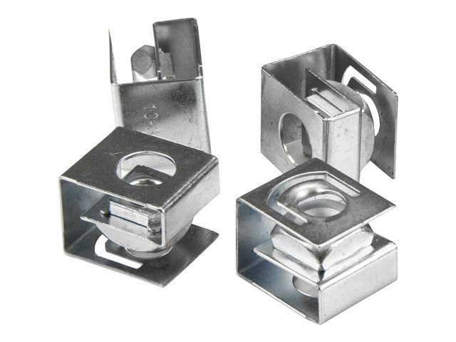 StarTech.com 10-32 Server Rack Screws - 50 Pack - Network Rack Screws and Clip Nuts for Rack Mount Server Cabinet or Enclosure (CLPSCRW1032) - Rack screws and nuts - for P/N: 2POSTRACK12, 2POSTRACK16, CABSCRWS1032