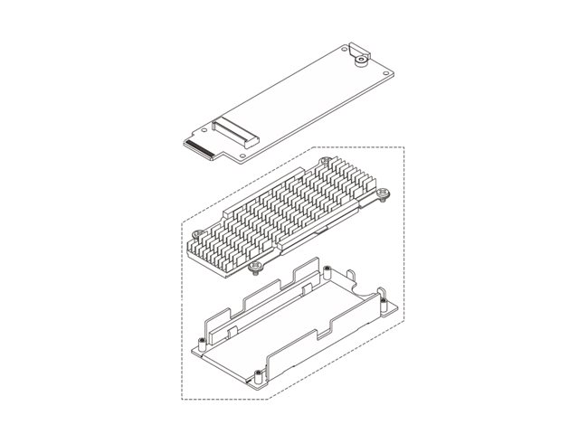 Lenovo - M.2 SATA/NVMe drive assembly kit