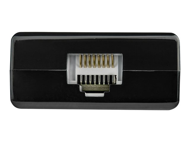 StarTech.com 2 Port USB 3.0 Hub with Ethernet - USB 3.0 x 2 - Gigabit Ethernet Network Adapter for Windows / Mac / Chrome (USB31000S2H) - Network adapter - USB 3.0 - Gigabit Ethernet x 1 - black