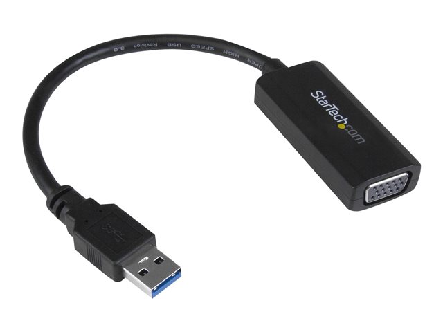 StarTech.com USB 3.0 to VGA Display Adapter 1920x1200, On-Board Driver Installation, Video Converter with External Graphics Card - Windows (USB32VGAV) - USB / VGA adapter - USB Type A (M) to HD-15 (VGA) (F) - USB 3.0 - 19.5 m - 1920 x 1200 (WUXGA) support - for P/N: MXT101MM