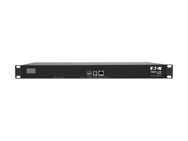 16-Port Console Server, USB Ports (2) - Dual GbE NIC, 16 Gb Flash, SD Card, Desktop/1U Rack, TAA