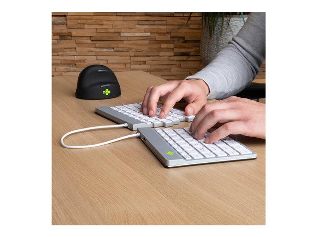 ErgonomicKB Split QWERTY(PT) Bluet white