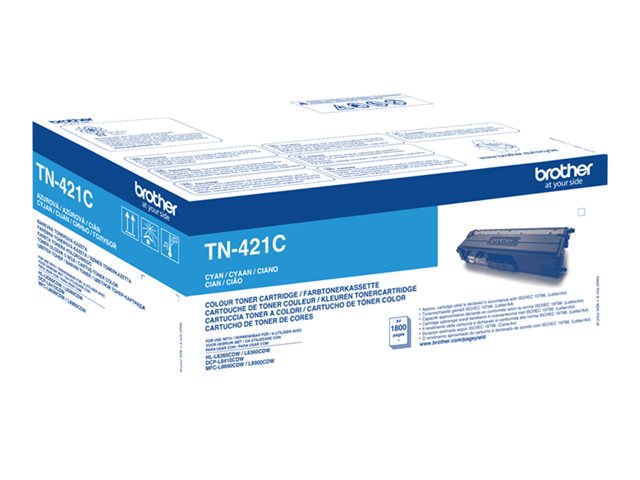 Brother TN421C - Cyan - original - toner cartridge - for Brother DCP-L8410, HL-L8260, HL-L8360, MFC-L8690, MFC-L8900