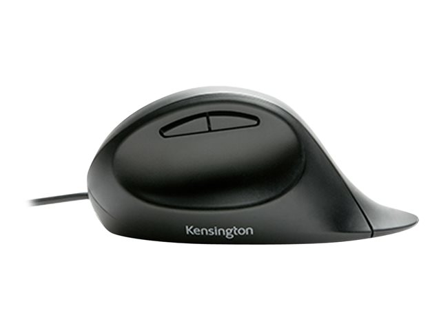 Kensington Pro Fit Ergo - Mouse - ergonomic - 5 buttons - wired - USB - black - retail