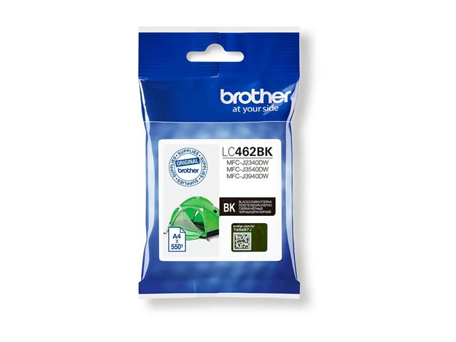 Brother LC462BK - Black - original - ink cartridge - for Brother MFC-J2340DW, MFC-J3540DW, MFC-J3940DW