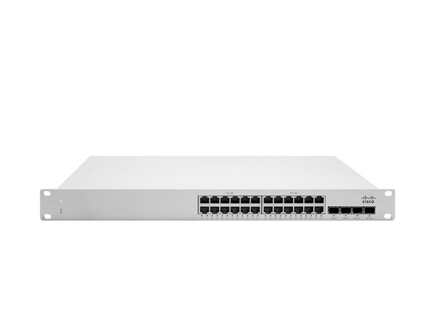 Cisco Meraki Cloud Managed MS250-24P - Switch - L3 - Managed - 24 x 10/100/1000 (PoE+) + 4 x 10 Gigabit SFP+ (uplink) - rack-mountable - PoE+ (370 W)