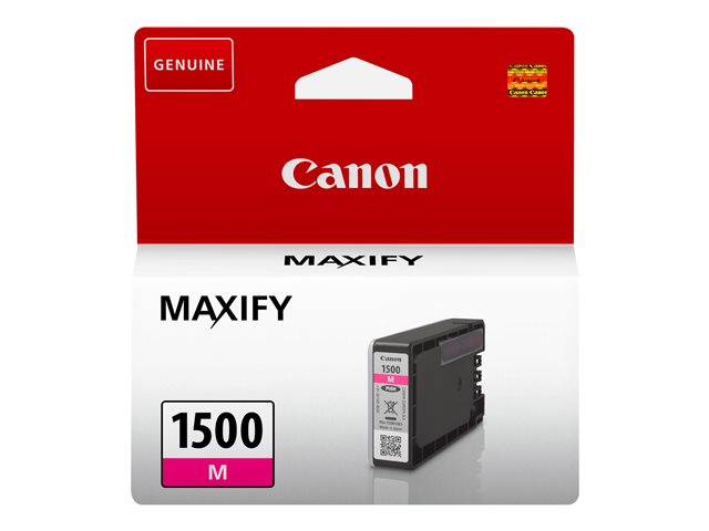 Canon PGI-1500M - 4.5 ml - magenta - original - ink tank - for MAXIFY MB2050, MB2150, MB2155, MB2350, MB2750, MB2755
