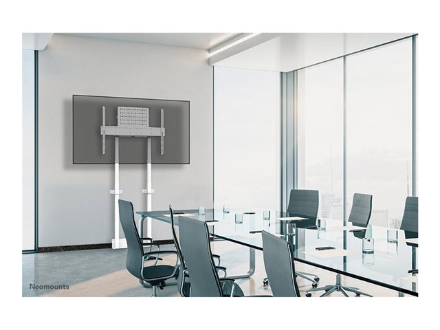 Neomounts WL55-875WH1 - Mounting kit (wall mount) - motorised - for flat panel - lockable - steel - white - screen size: 55\"-100\"