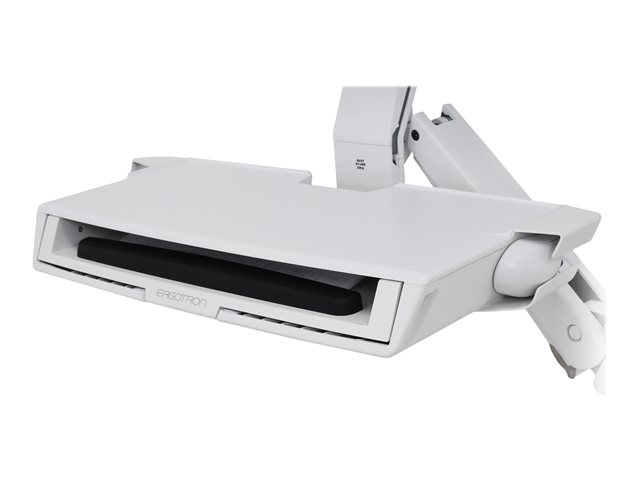 Ergotron StyleView - Mounting kit (CPU holder, keyboard tray, monitor mount) - for LCD display / PC equipment - small CPU holder - aluminium, high-grade plastic - white - screen size: up to 24\"