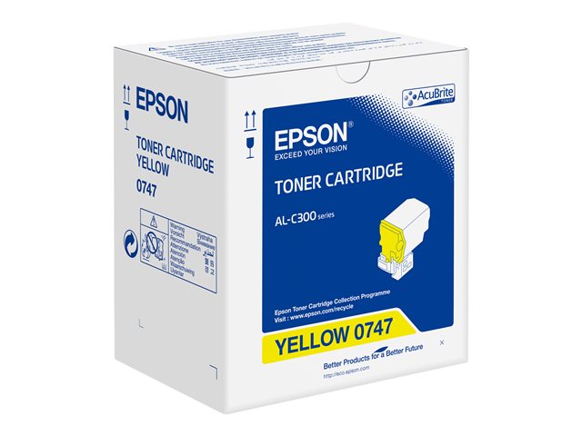 Epson - Yellow - original - toner cartridge - for Epson AL-C300, AcuLaser C3000, WorkForce AL-C300