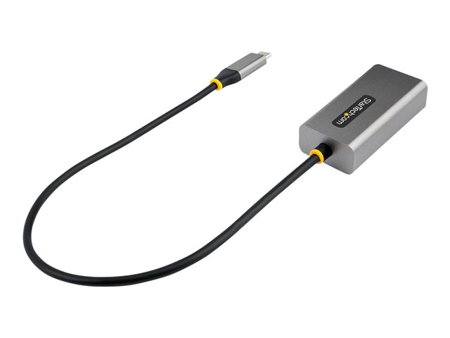 StarTech.com USB-C to Ethernet Adapter, 10/100/1000 Mbps, Gigabit Network Adapter w/ ASIX AX88179A Chip, 1ft/30cm Cable, USB Type C to RJ45 Ethernet Dongle, USB C to LAN Adapter, Windows/macOS/Linux/ChromeOS (US1GC30B2) - Network adapter - USB-C - Gi