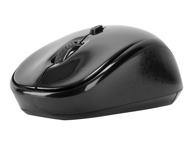 Targus - Mouse - right and left-handed - optical - wireless - 2.4 GHz - USB wireless receiver - black