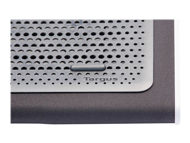 Targus Lap Chill Mat - Notebook cooling pad - 15\" - 17\" - black, grey