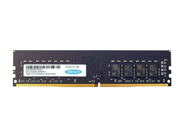 16GB DDR4 2666Mhz UDIMM 2RX8 CL19 ECC 1.