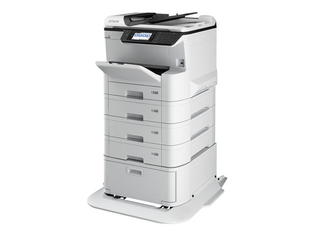 Epson WorkForce Pro WF-C8690D3TWFC - Multifunction printer - colour - ink-jet - A3 (media) - up to 22 ppm (copying) - up to 24 ppm (printing) - 1835 sheets - 33.6 Kbps - Gigabit LAN, USB host, NFC, USB 3.0, USB 2.0 host, Wi-Fi(ac)