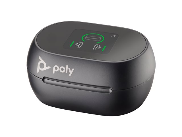 Poly Voyager Free 60+ UC Black Touchscreen Charge Case for BT700 USB-A Adapter - Replaces Poly SKU 221225-01