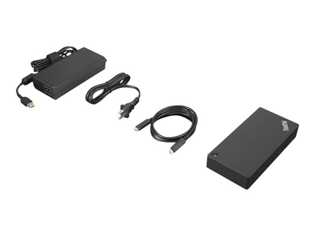 Lenovo ThinkPad Universal USB-C Dock - Docking station - USB-C - HDMI, 2 x DP - 1GbE - 90 watt - Campus