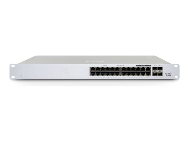 Meraki MS130-24P Cloud Mgd 24GE 370W