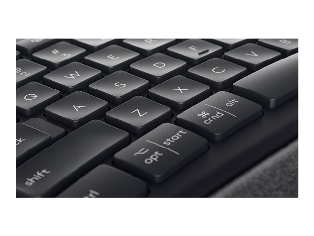 Logitech ERGO K860 - Keyboard - wireless - 2.4 GHz, Bluetooth 5.0 - QWERTY - Spanish - graphite