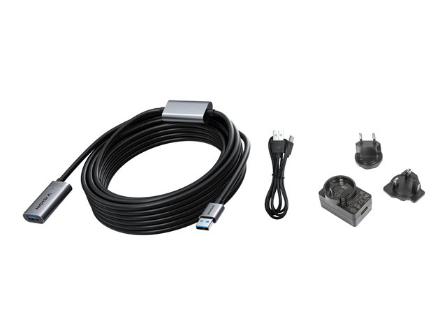 Vision - USB extension cable - USB Type A (F) to USB Type A (M) - USB 3.0 - 10 m - active - black