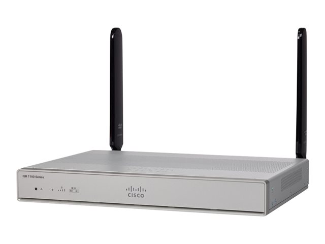 ISR 1100 8P Dual GE SFP Higher Perf Router Pluggable SMS/GPS