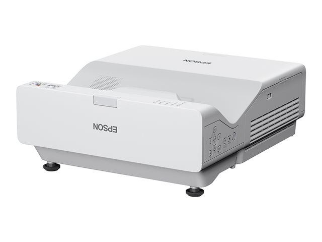 Epson EB-770F - 3LCD projector - 4100 lumens (white) - 4100 lumens (colour) - 16:9 - 1080p - ultra short-throw lens - 802.11a/b/g/n/ac wireless / LAN/ Miracast - white