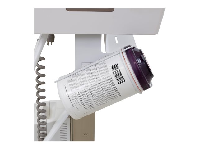 Ergotron Side-Mount - Wipes holder for cart - white - for CareFit Slim 2.0