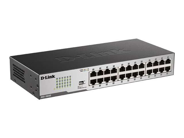 D-Link DGS 1024D - Switch - 24 x 10/100/1000 - desktop