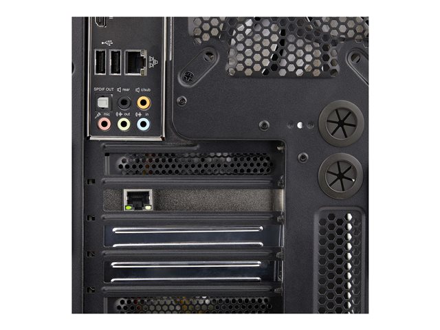 StarTech.com 1-Port Gigabit PCIe Network Adapter Card, TAA Compliant - Network adapter - PCIe low profile - Gigabit Ethernet x 1 - black - TAA Compliant