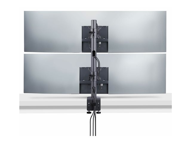 Desk Mount Dual Vertical Monitor