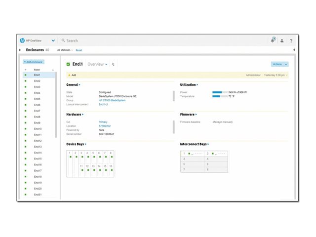 HPE OneView with iLO Advanced Flexible License - Licence + 3 Years 24x7 Support - electronic - Linux, Win, OpenVMS - for ProLiant DL325 Gen10 Plus V2 for Weka Base Tracking