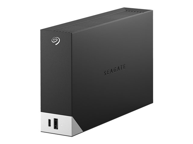 Seagate One Touch with hub STLC4000400 - Hard drive - 4 TB - external (desktop) - USB 3.0 - black - with Seagate Rescue Data Recovery