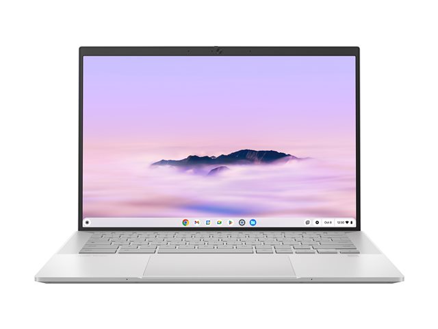 ASUS CB5403CMA QM0919 - Intel Core Ultra 5 - 115U / up to 4.2 GHz - Chrome OS - Intel Graphics - 16 GB RAM - 128 GB SSD NVMe - 14\" 2560 x 1600 (WQXGA) @ 120 Hz - Wi-Fi 6E, Bluetooth - fog silver - kbd: Belgium