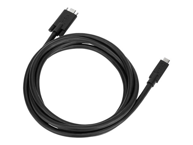 Targus - USB cable - 24 pin USB-C (M) to 24 pin USB-C (M) screwable - 1.8 m - black - for P/N: DOCK191USZ, DOCK430EUZ, DOCK430USZ