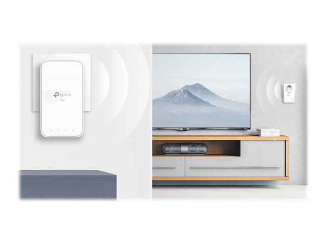 TP-Link TL-WPA7617 KIT V1 Wi-Fi Kit - Powerline adapter kit 1GbE, HomePlug AV (HPAV), HomePlug AV (HPAV) 2.0, IEEE 1901 - Wi-Fi 5 - Dual Band - wall-pluggable