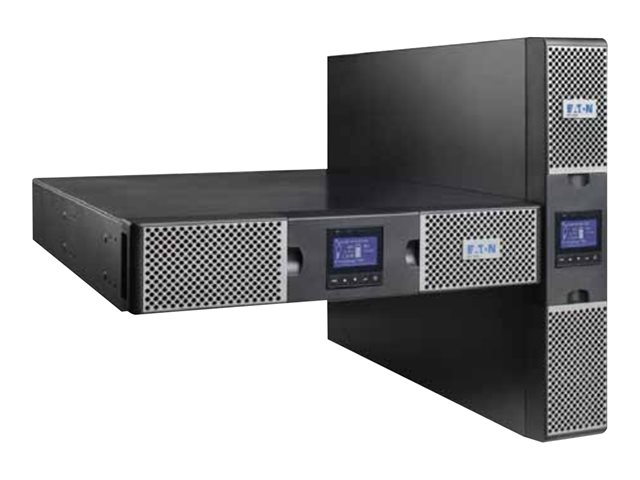 Eaton 9PX 3000i RT2U Netpack - UPS (rack-mountable / external) - AC 200/208/220/230/240 V - 3000 watt - 3000 VA - 1-phase - Ethernet 10/100/1000, RS-232, USB - output connectors: 10 - PFC - 2U