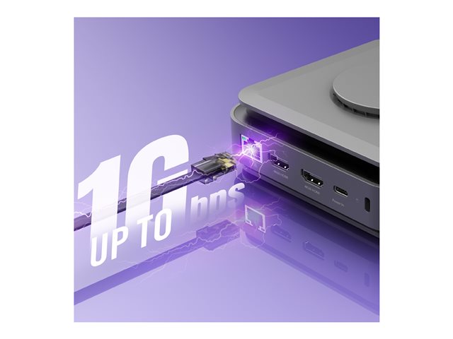 USB-C DOCK DUAL 4K HDMI GAN UK PLUG 140W