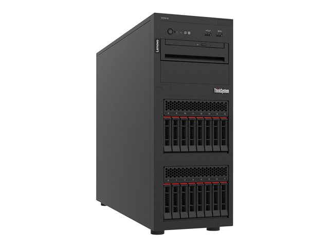 Lenovo ThinkSystem ST250 V2 7D8F - Server - tower 4U - 1-way - 1 x Xeon E-2356G / up to 5 GHz - RAM 32 GB - hot-swap 2.5\" bay(s) - no HDD - Matrox G200 - Gigabit Ethernet - no OS - monitor: none