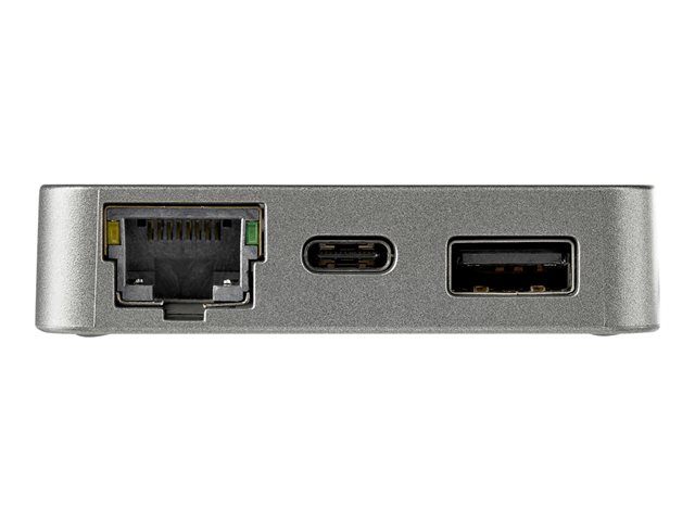 StarTech.com USB-C Multiport Adapter - USB 3.1 Gen 2 Type-C Mini Dock - USB-C to 4K HDMI or 1080p VGA Video - 10Gbps USB-A USB-C, GbE - Portable Travel Laptop Dock - Works w/Thunderbolt 3 (DKT31CHVL) - Docking station - USB-C - VGA, HDMI - 1GbE - TAA Compliant