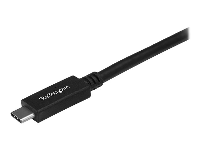 StarTech.com 3ft / 1m USB C to USB C Cable - USB 3.1 (10Gbps) - 4K - USB-IF - Charge and Sync - USB Type C to Type C Cable - USB Type C Cable (USB31CC1M) - USB cable - 24 pin USB-C (M) to 24 pin USB-C (M) - USB 3.1 - 1 m - black - for P/N: HB31C2A2CME, HB31C3A1CME, M2E1BRU31C, PEXUSB311AC3, SV211HDUC, SV221HUC4K