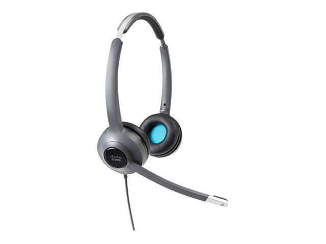 Cisco 522 Wired Dual - Headset - on-ear - wired - 3.5 mm jack
