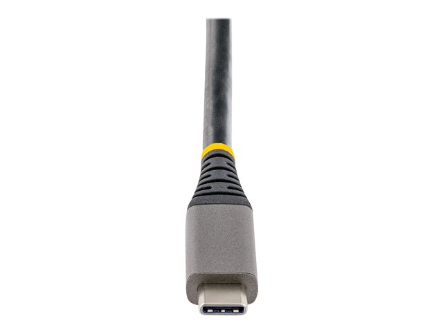 StarTech.com USB-C Multiport Adapter, 4K 60Hz HDMI 2.0b, HDR, USB 3.2 Gen 2 10Gbps Hub (2xUSB-C, 1xUSB-A), 100W PD Pass-Through, Mini Travel Dock, 12\"/30cm Cable, Laptop Docking Station - Docking station - USB-C 3.2 Gen 2 / Thunderbolt 3 / Thunderbolt 4 - HDMI - 1GbE - 15 Watt