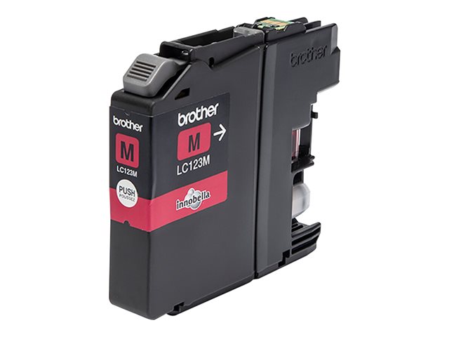 Brother LC123M - High Yield - magenta - original - ink cartridge - for Brother DCP-J100, J105, J132, J152, J552, J752, MFC-J245, J470, J650, J6520, J6720, J6920