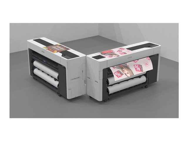 Epson SureColor SC-T3700E - 24\" large-format printer - colour - ink-jet - Roll (61 cm) - 2400 x 1200 dpi - 2.64 pin - up to 130 sq.m/hour (mono) / up to 130 sq.m/hour (colour) - USB, Gigabit LAN, Wi-Fi - cutter