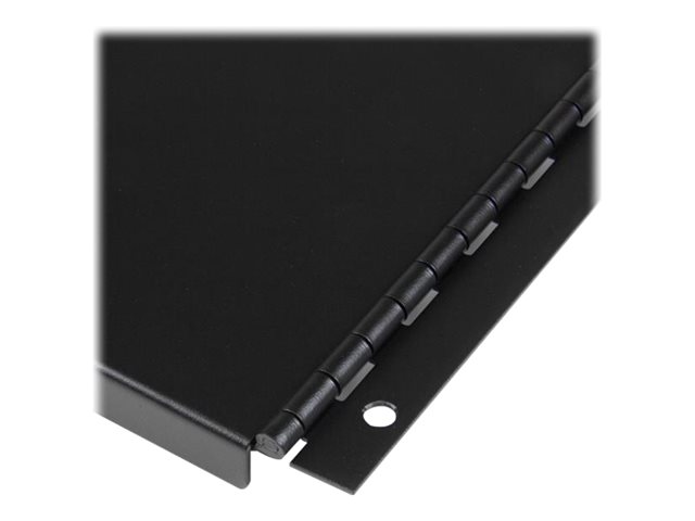 4U Solid Blank Panel with Hinge - Server Rack Filler Panel - Improve the organization and appearance of your rack while maintaining easy access and airflow with a hinged panel