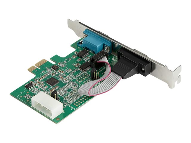 StarTech.com 2-port PCI Express RS232 Serial Adapter Card, PCIe RS232 Serial Host Controller Card, PCIe to Dual Serial DB9 COM Port Card, 16950 UART, Expansion Card, Windows, macOS, Linux - Full/Low-Profile (PEX2S953) - Serial adapter - PCIe - RS-232 x 2