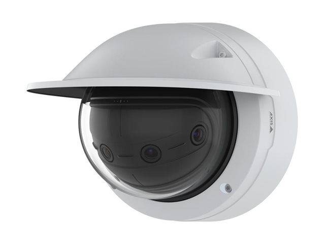 AXIS P38 Series P3827-PVE - Network surveillance camera - dome - outdoor - vandal-proof - colour (Day&Night) - 7 MP - 3712 x 1856 - audio - MJPEG, H.264, H.265