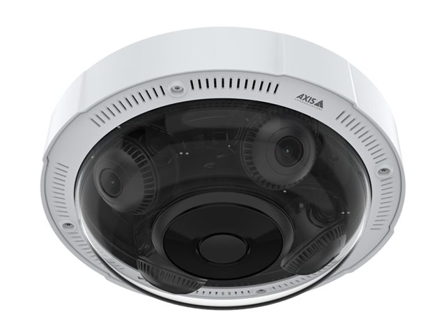 AXIS P37 Series P3735-PLE - Network panoramic camera - multi-sensor - dome - outdoor - tamper-resistant / weatherproof - colour (Day&Night) - 4x2MP - 1920 x 1080 - 1080p - fixed iris - vari-focal - audio - GbE - H.264B, H.264M, H.264H, H.265, MJPEG, MPEG-4 Part 10, AVC, MPEG-H Part 2, HEVC - PoE Plus Class 4 - TAA Compliant