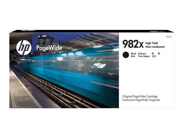 HP 982X - 194 ml - High Yield - black - original - PageWide - ink cartridge - for PageWide Enterprise Color 765, MFP 780, PageWide Enterprise Color Flow MFP 785