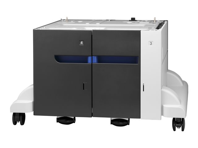 HP Paper Feeder and Stand - Printer base with media feeder - 3500 sheets in 1 tray(s) - for Color LaserJet Enterprise M855dn, M855x+, M855x+ NFC/Wireless direct, M855xh
